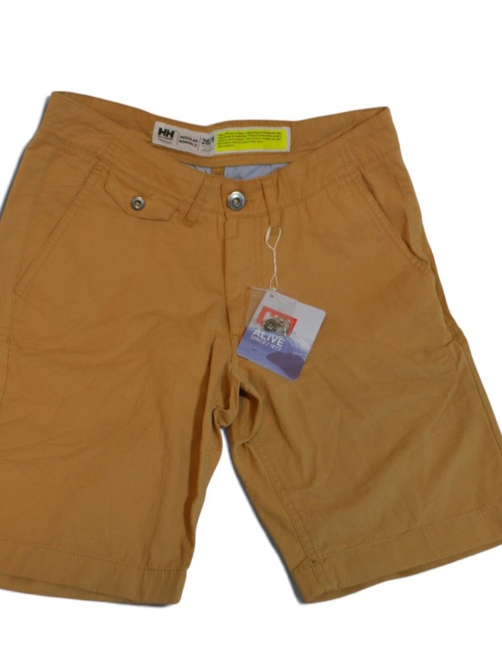 Helly Hansen Mens Khaki Tan Casual Shorts Size 28/28 NWT